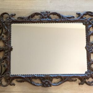 Vintage ornate regal frame wall mirror turner accessories, entryway